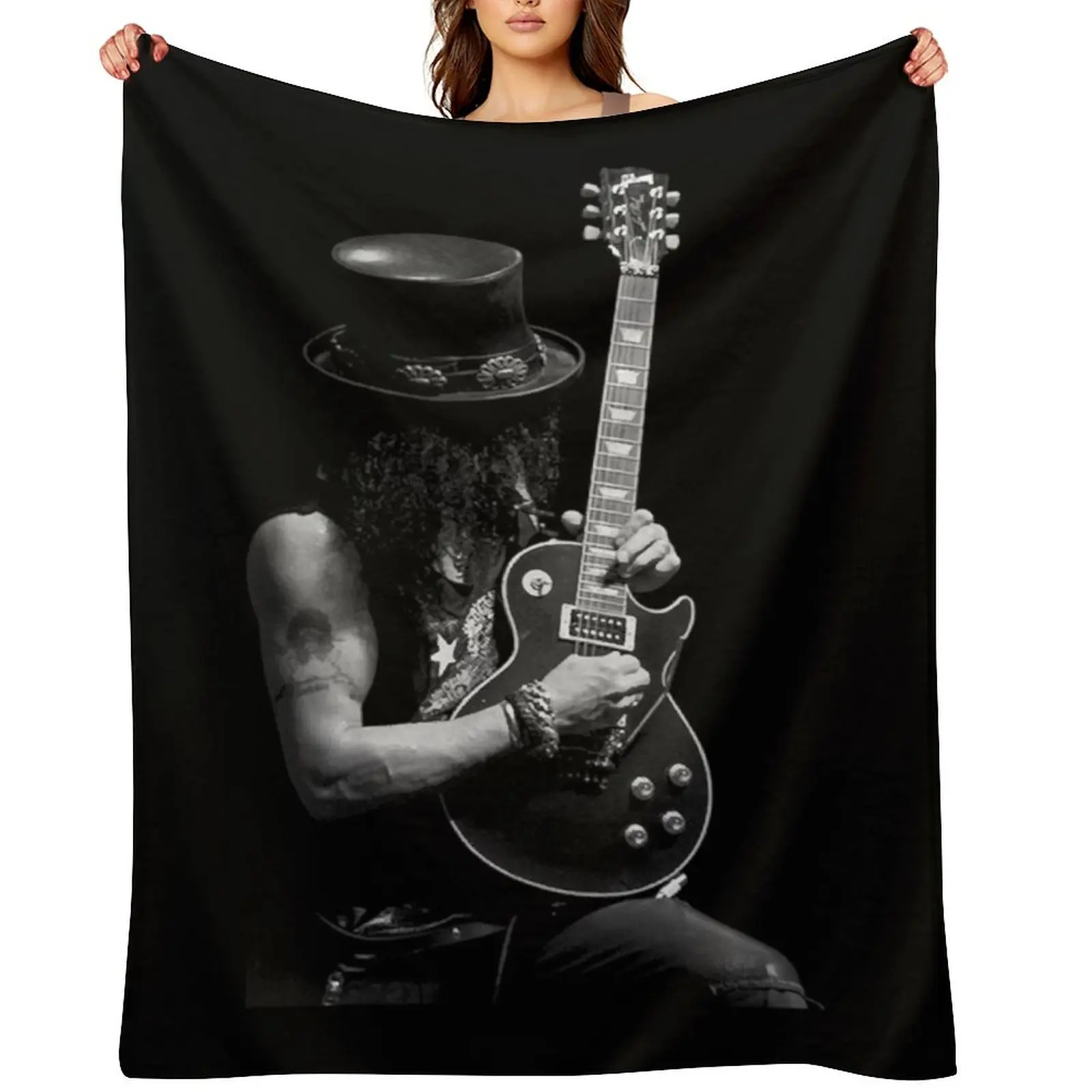 

stage slash guitars vintage Throw Blanket anime Polar cosplay anime for sofa Blankets