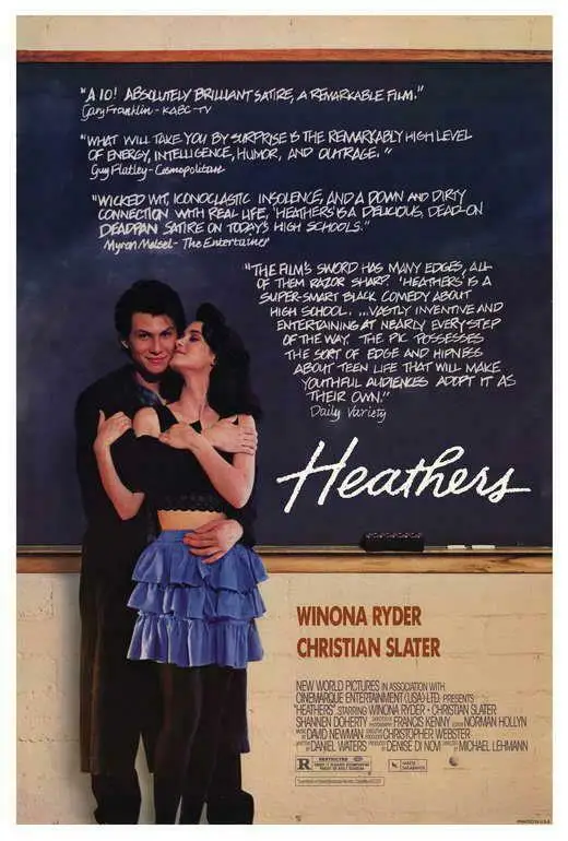 Heathers Movie Print Art Canvas Poster For Living Room Decoration Home Wall Picture