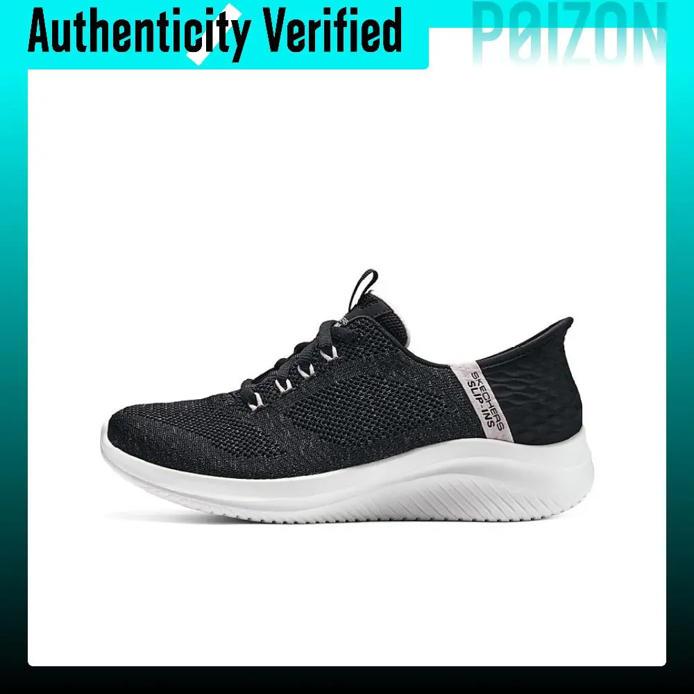 Skechers Ultra Flex 3.0 Cushioning Breathable Low top Walking Shoes Women's Black 150178-BKPK