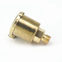 M10x1 Male 6ml Brass Plated Zinc Alloy Oil Cup Oil Port Cap Oiler Flip Cap Cover For Genertor Engine Bottom Brackets Capacity