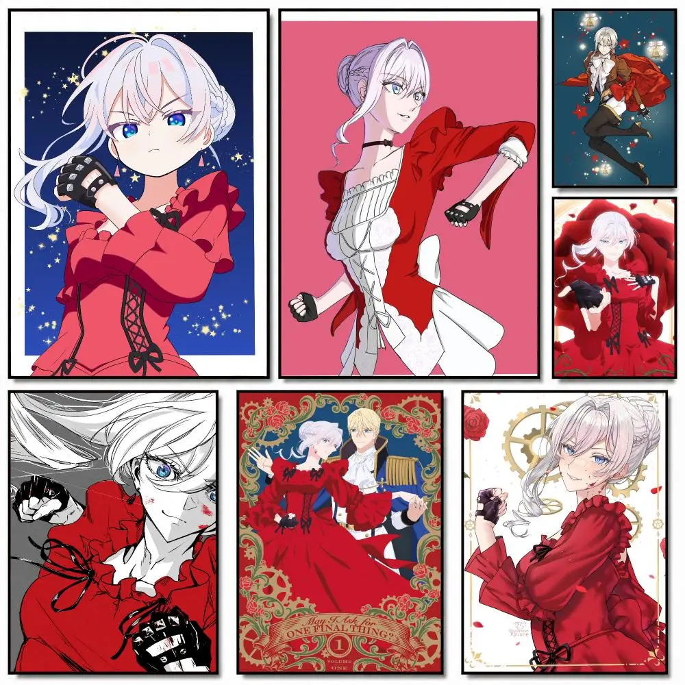 anime M-May I Ask for One Final Thing-G Poster Removable Wall Sticker for Home Cafe Bar Office Interior Decor