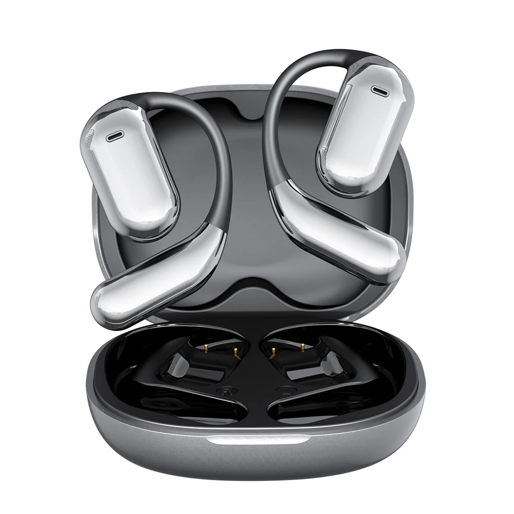 AI ذكي المترجم سماعات الأذن شاشة تعمل باللمس بلوتوث متوافق 5.4 في الوقت الحقيقي AI المترجم سماعات الأذن اتجاهين صوت المترجم