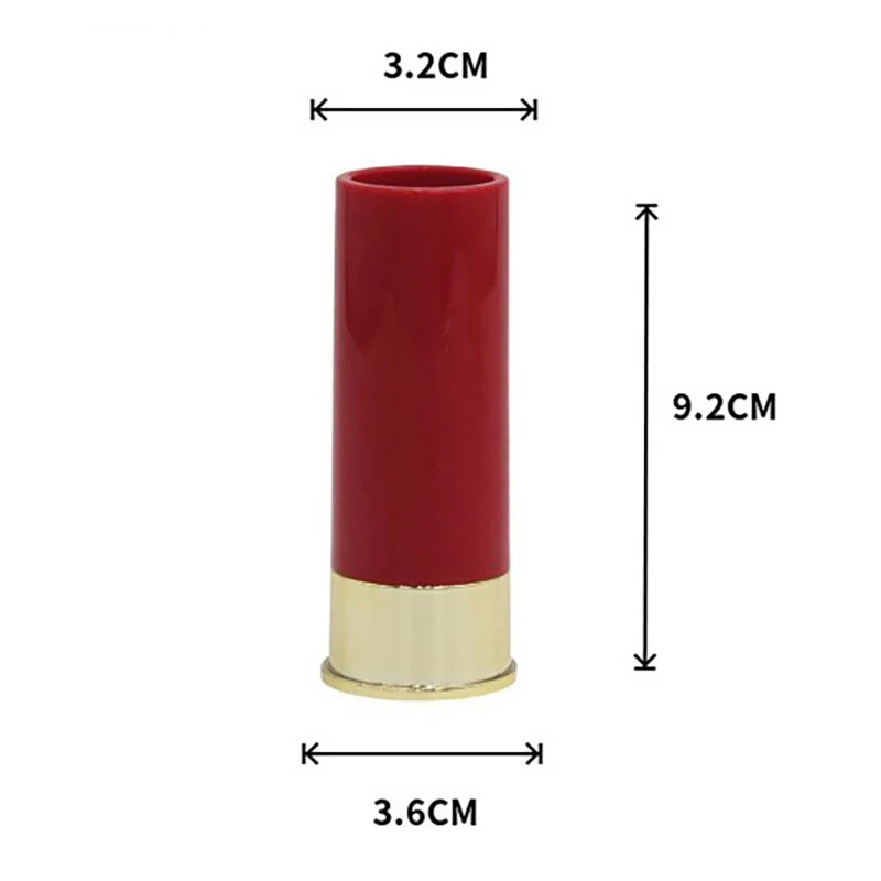 4 pz/set bicchierini creativi di alta qualità in plastica fucile a forma di proiettile bicchieri da acqua bicchiere da vino Party Drinkware Friend Gift