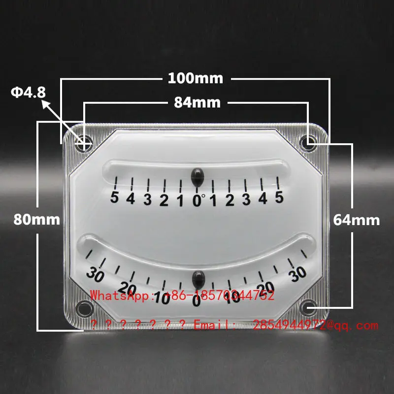 Vehicle-mounted Ship Slope Meter High-precision Measurement Angle Tilt Instrument Double Tube Type