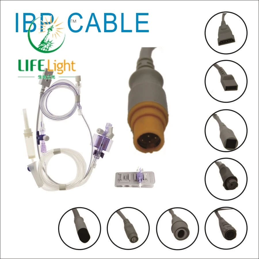 

Инвазивный кабель артериального давления IBP, переходной кабель преобразователя для мониторов артериального давления S *iemens Drager