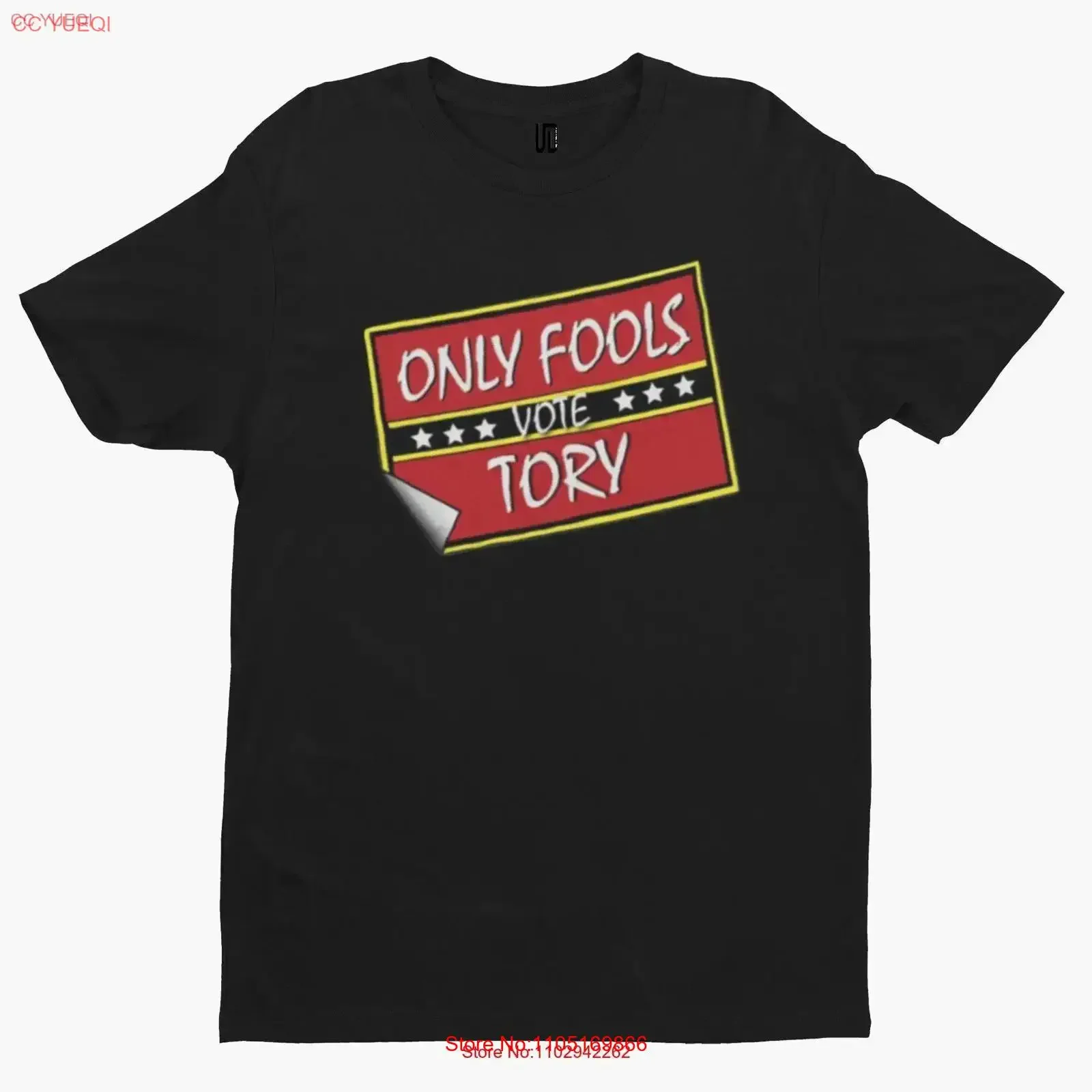 Only Fools Vote Tory T Shirt Labour UK Politics Funny And Horses Election vintage Washed Unisex Slightly homme fashion