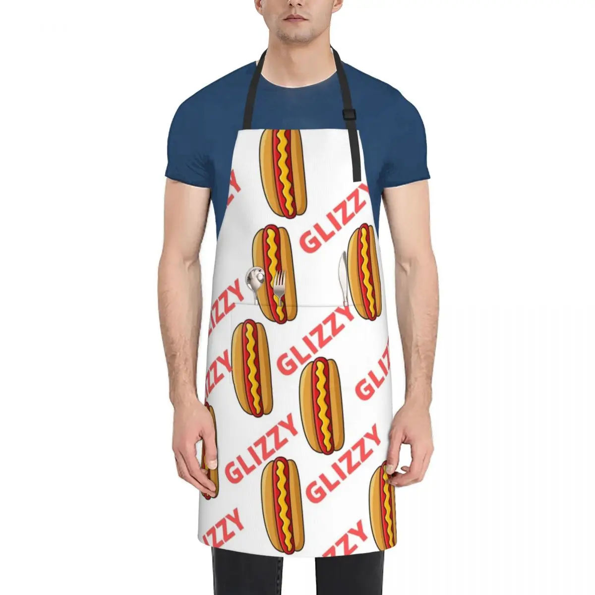 

GLIZZY GUZZLERS Apron For Men Men kitchen Household Items Apron