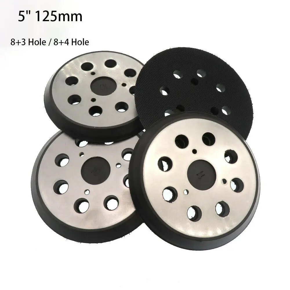 

5" 125mm 8 Hole Sanding Pad Backing Pad Hook Loop For Makita Random Orbit Sander Sander Pads Polishing Sanding Backing Plates