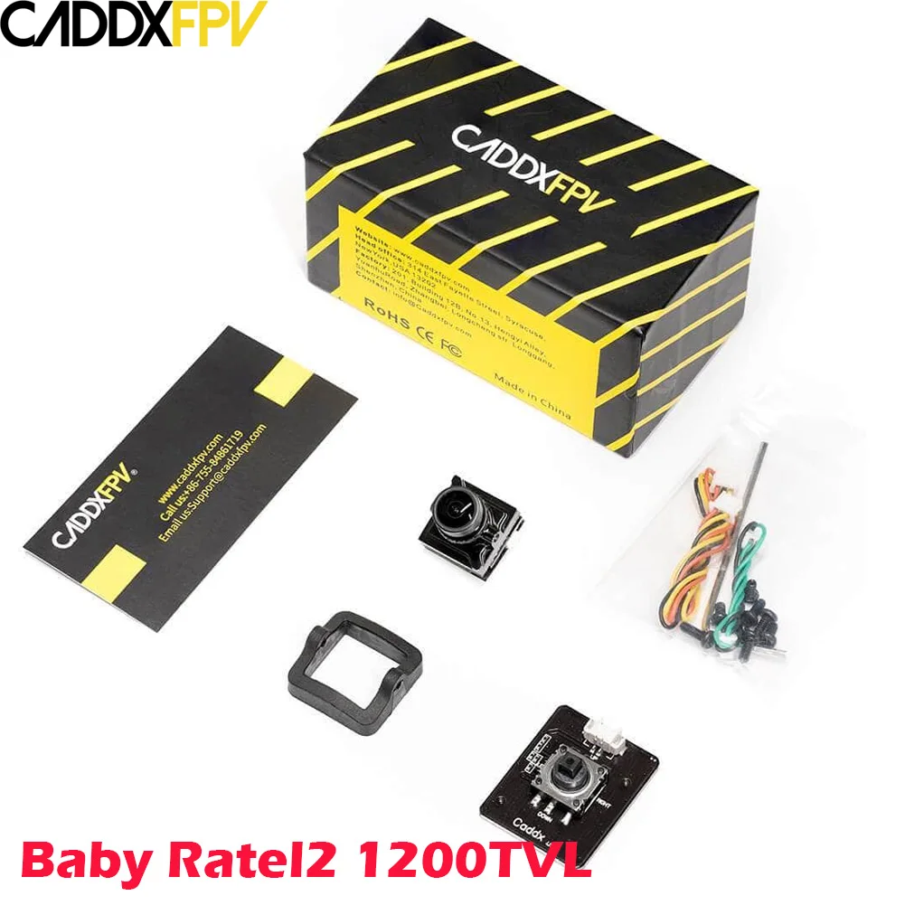 CADDXFPV Ratel Pro Analogico / Baby Ratel 2 Nano / Ratel 2 Immagine fotocamera FPV 16:9/4:3 Fotocamera commutabile per drone FPV