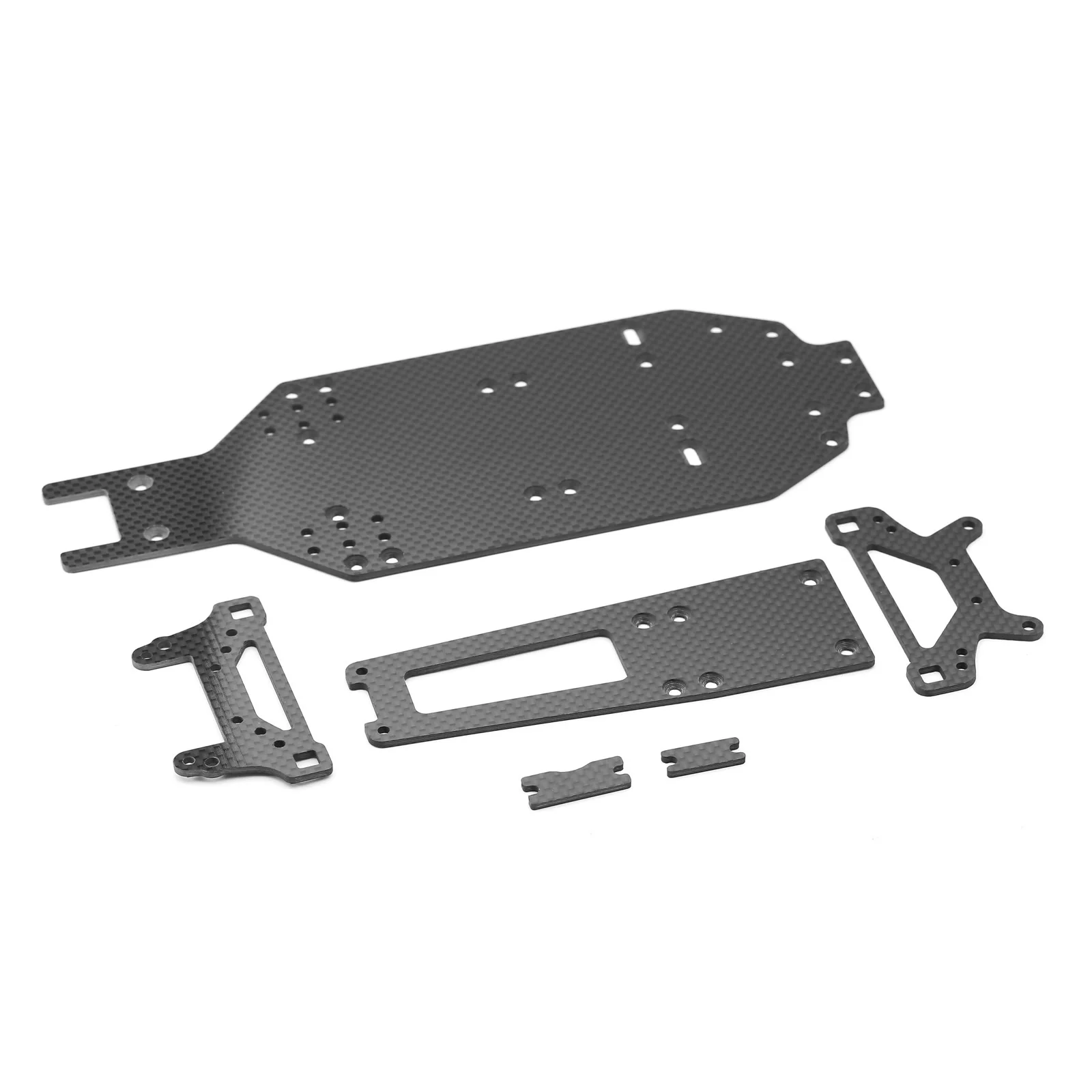 Carbon Fiber Chassis Plate Shock Tower Kit for Tamiya TA02/TA-02SW RC Car Upgrade Parts Accessories