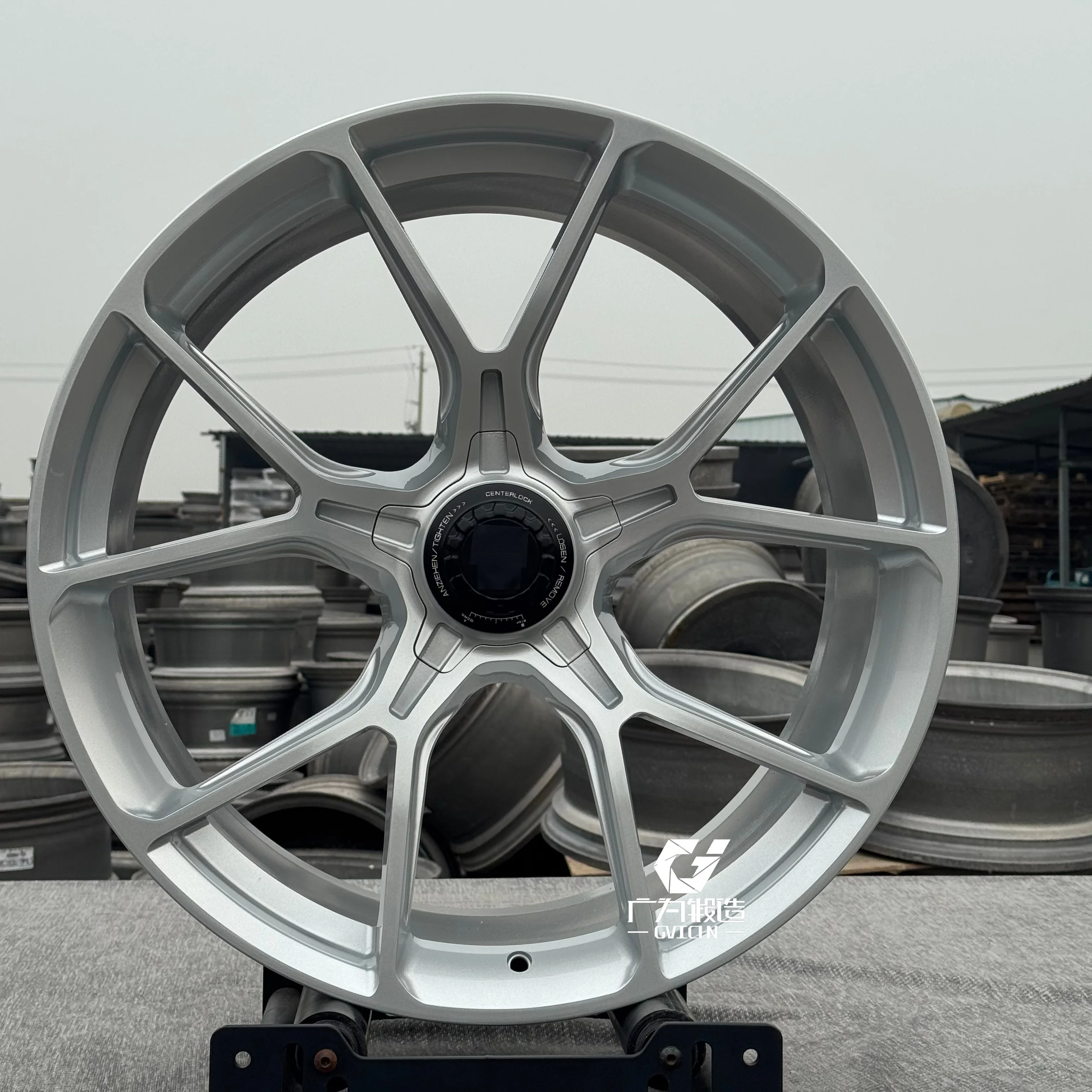 Custom Fake Center Lock Forged Wheels for 996 997 991 992 5*130 911 718 Spyder Taycan 6061T6 Forged Aluminum Alloy Rims