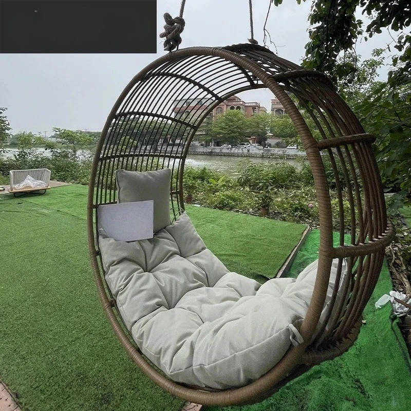 Garden Garden Disassembly and Assembly Swing Hanging Chair Outdoor Leisure Balcony Simple Cross-border Single Rattan