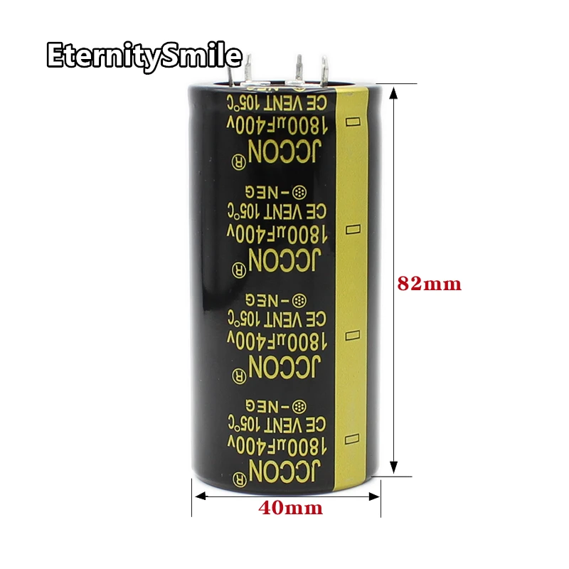 1800UF400V 40x80MM Inverter Capacity 400V1800UF Electrolyte Capacitor For Fever Amplifier HIFI Audio Filter Capacitor