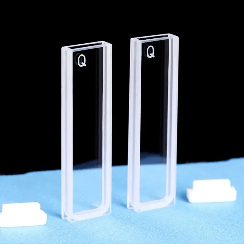 1PCS Quartz Cuvette Cells with Lid 2mm Path Length JGS1  for Spectrophotometer  Lab