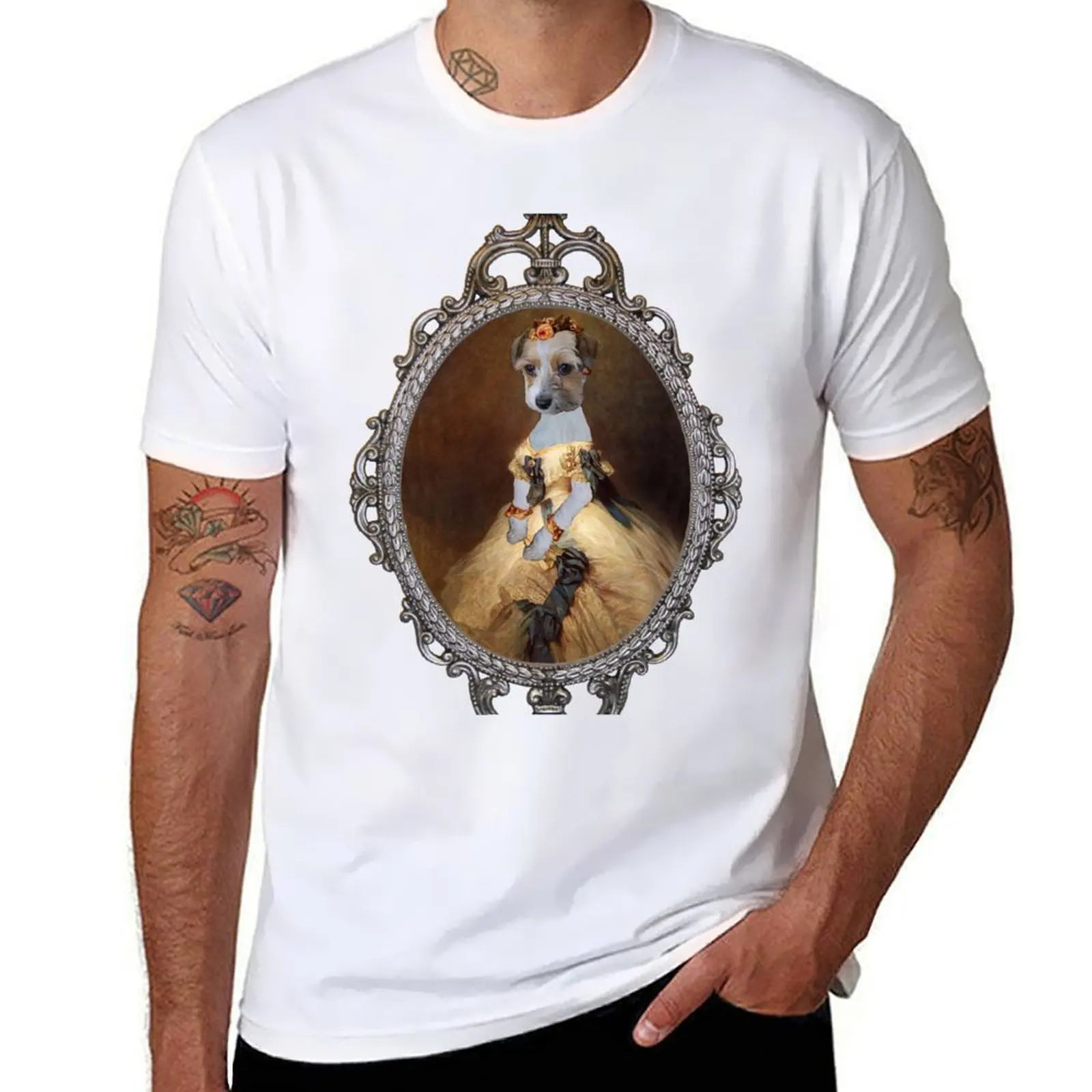 

Princess Pup Framed T-Shirt t shirts cotton 100% man graphic t shirt T-Shirt