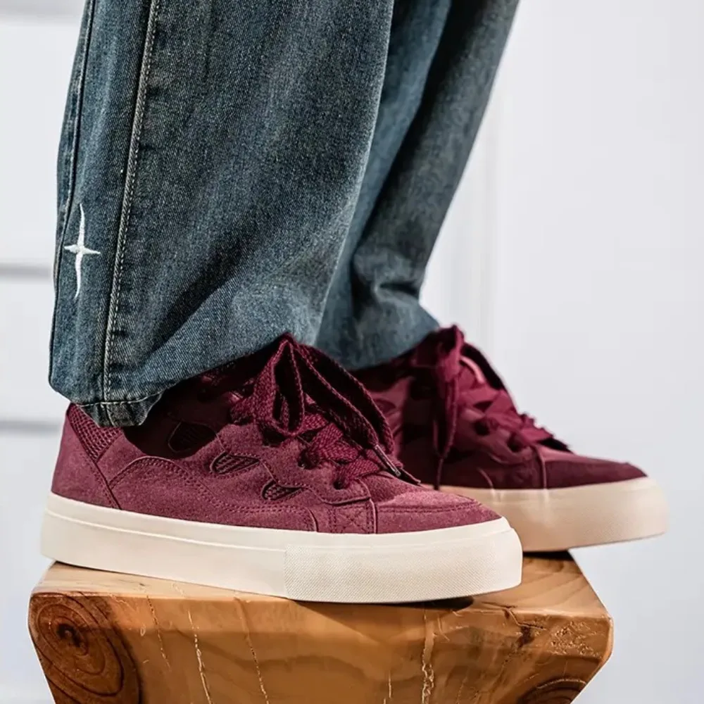 

Повседневная мужская парусиновая обувь, осень 2024, новые многофункциональные туфли с низким берцем на высоком каблуке, износостойкие резиновые туфли с круглой головкой