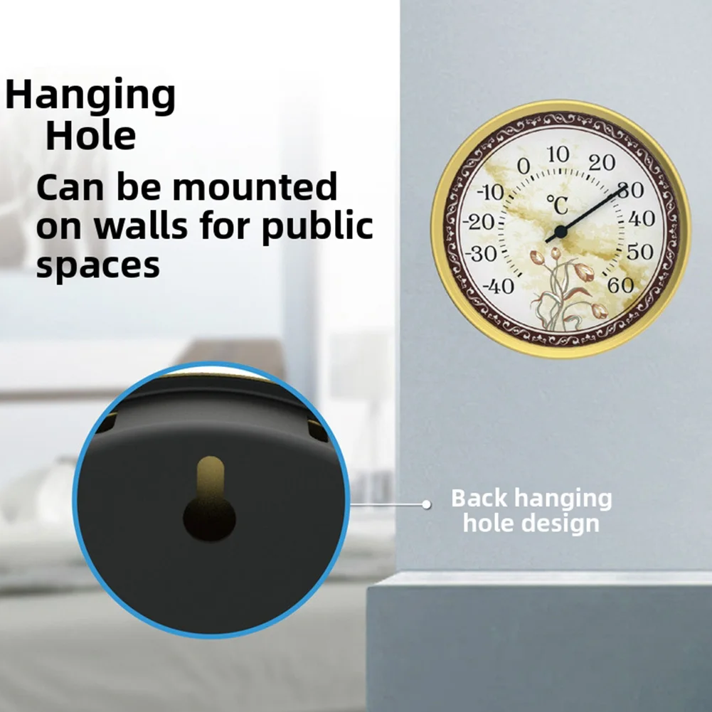 

Настенный измеритель температуры, термометр 12 см, разработанный для предоставления точных считываний для детских, колясок и детских кроватков