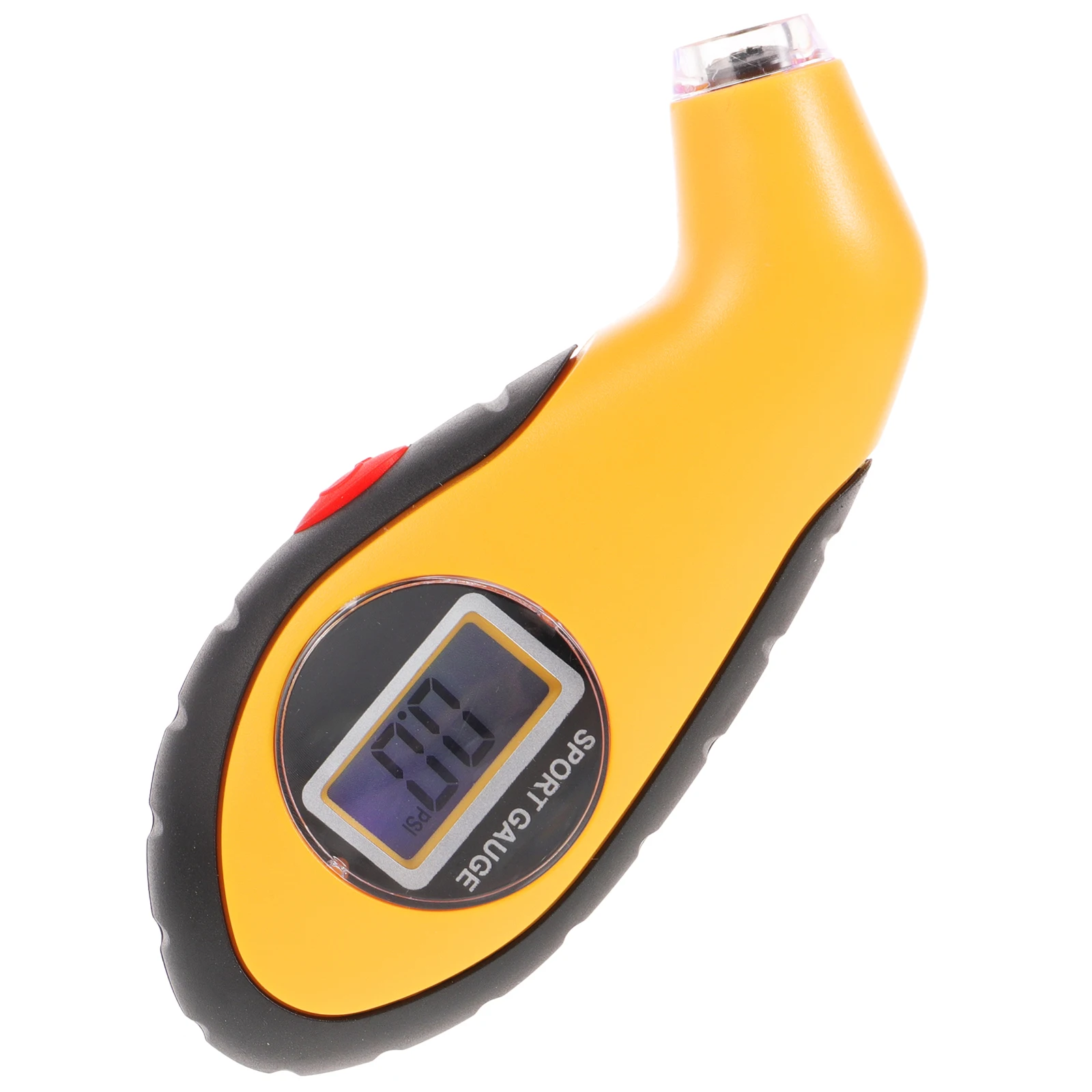 Digital Tire Pressure Gauge Yellow Car Tire Meter Tester Quick Inflation Dual Use Portable Durable Tyre Monitor Tread Depth