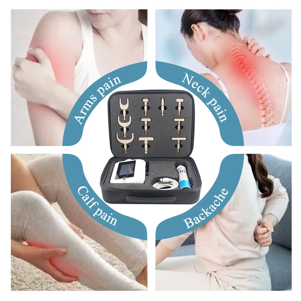 1800N Chiropractic Adjusting Tools For Health Care Spine Correction Gun10 Heads Adjustable Intensity Therapy Spinal Massager New