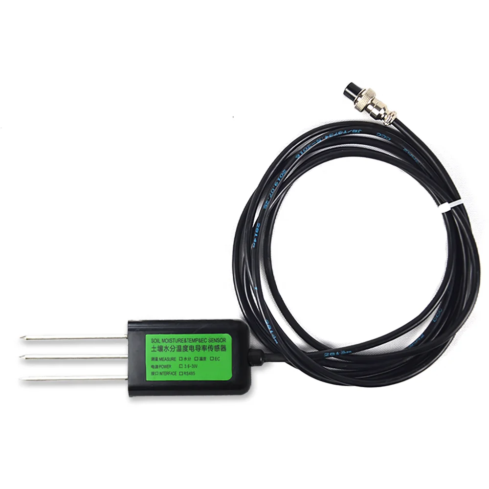 Medidor de sensor de umidade do solo RS485 4-20mA 0-2V