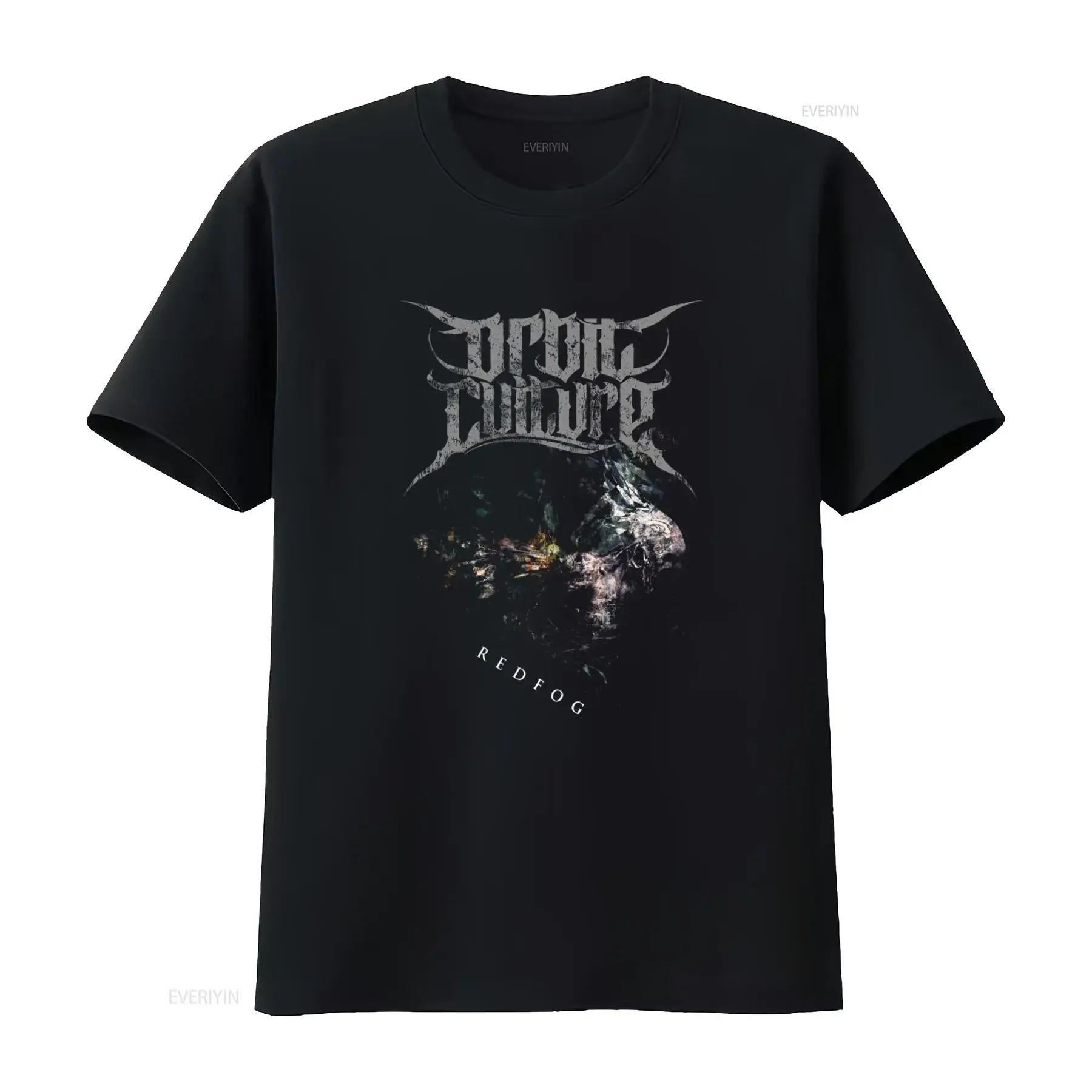 New Dtg dtf T shirt ORBIT CULTURE Redfog Rock Band Design Size vintage Washed streetwear Comfortable designer clothes Slightly