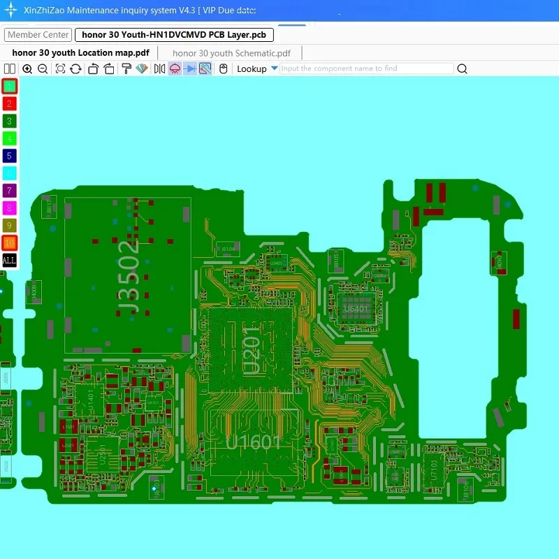 Xinzhizao Mobile Phone/Computer Maintenance Query System Schematic For iPhone Huawei Xiaomi Samsung Circuit Chips Repair Case