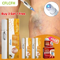 3Pcs Varicose Veins Laser Therapy Pen Improves Varicose Vein Cream For Men And Women Relieve Leg Pain Improve Blood Circulation