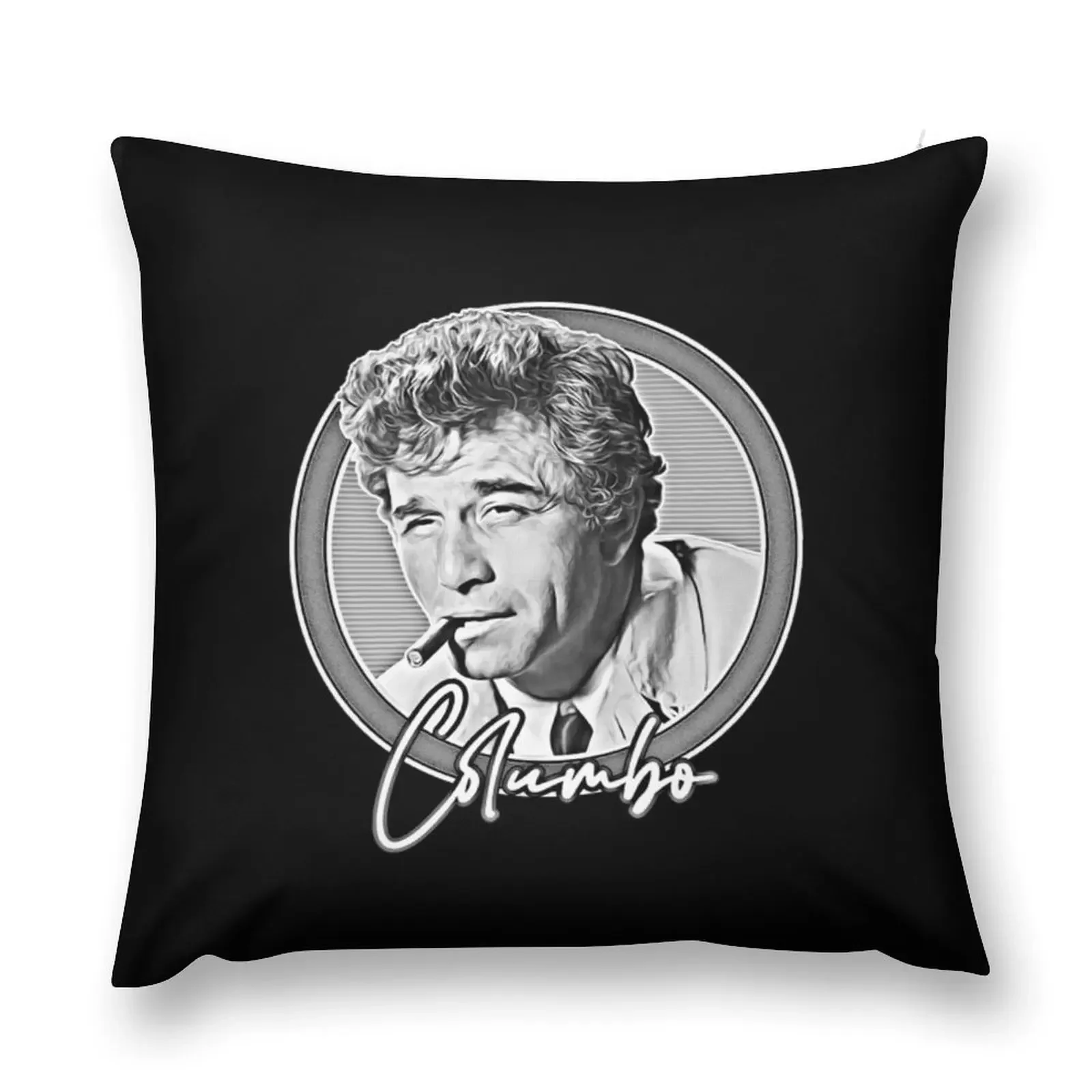 Columbo Throw Pillow Embroidered Cushion Cover Sitting Cushion pillow