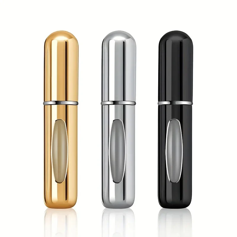 1PC - Mini refillable perfume sprayer (aluminum), travel perfume sprayer 5ml, portable perfume dispenser