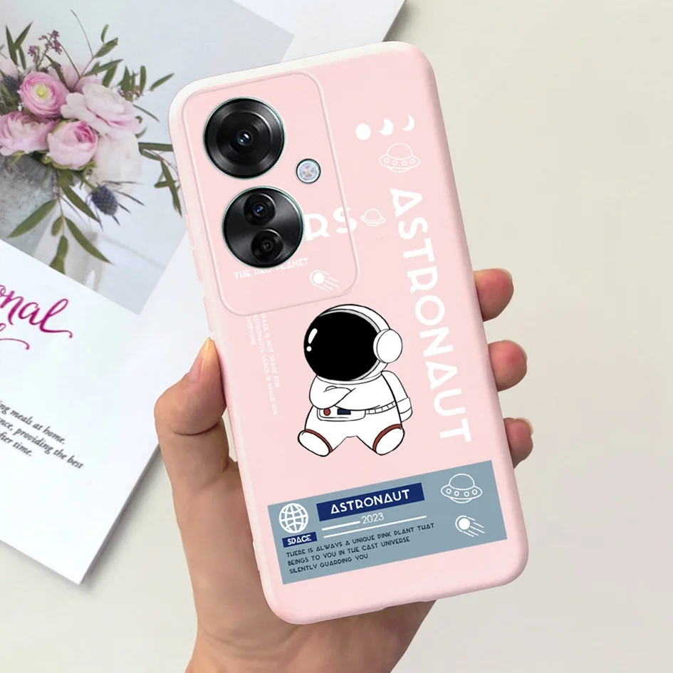 For OPPO Reno 11F 2024 Case Fashion Flower Marble Moon Shockproof Silicone Bumper For OPPO Reno11 F CPH2603 F25 Pro 5G TPU Cover