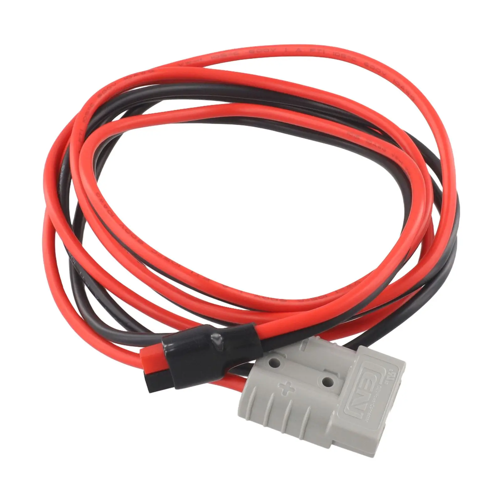 Silver-Plated Connectors Battery Cable Connector Compatible With Forklifts Enhanced Conductivity Flame Retardant Housing