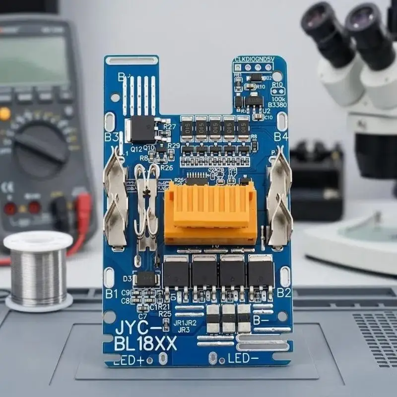 Vereinfachter 18V Li-Ionen-Akku-Balancer-Ladeschaltkreis für effiziente DIY-Montage