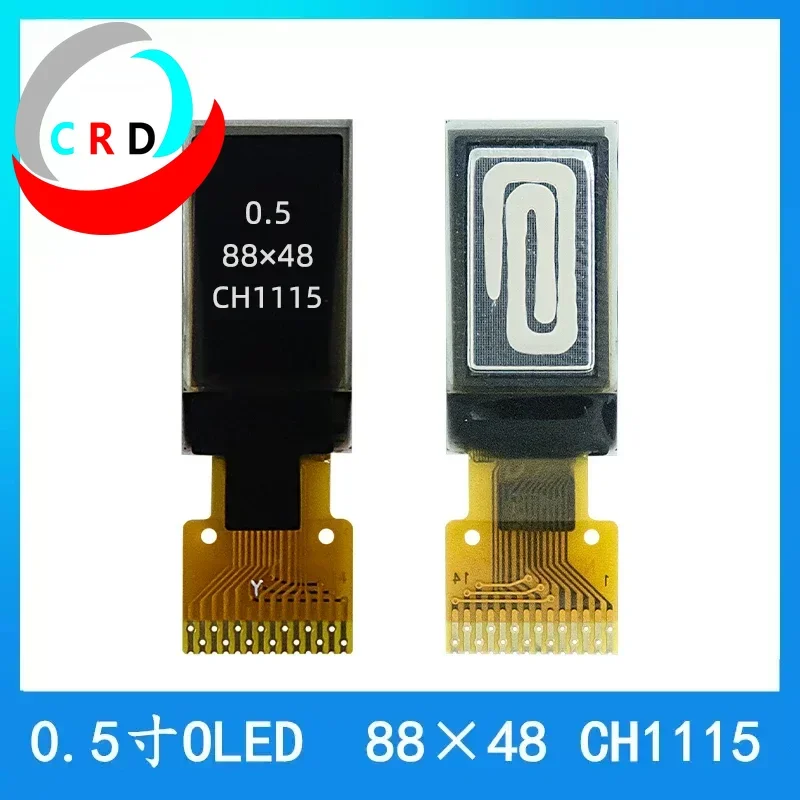 Chanruida 0.5 inch OLED LCD 88x48 small screen CH1115 compatible with SSD1306 vertical screen IIC arduino display  lcd display