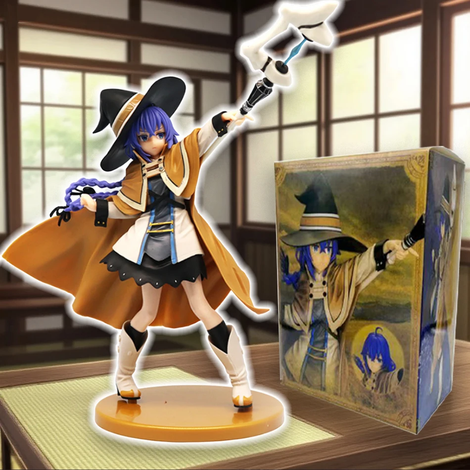 25cm Anime Mushoku Tensei：Jobless Reincarnation Magician Roxy Migurdia Anime Action Figure Figure PVC Collection Model Doll Toy