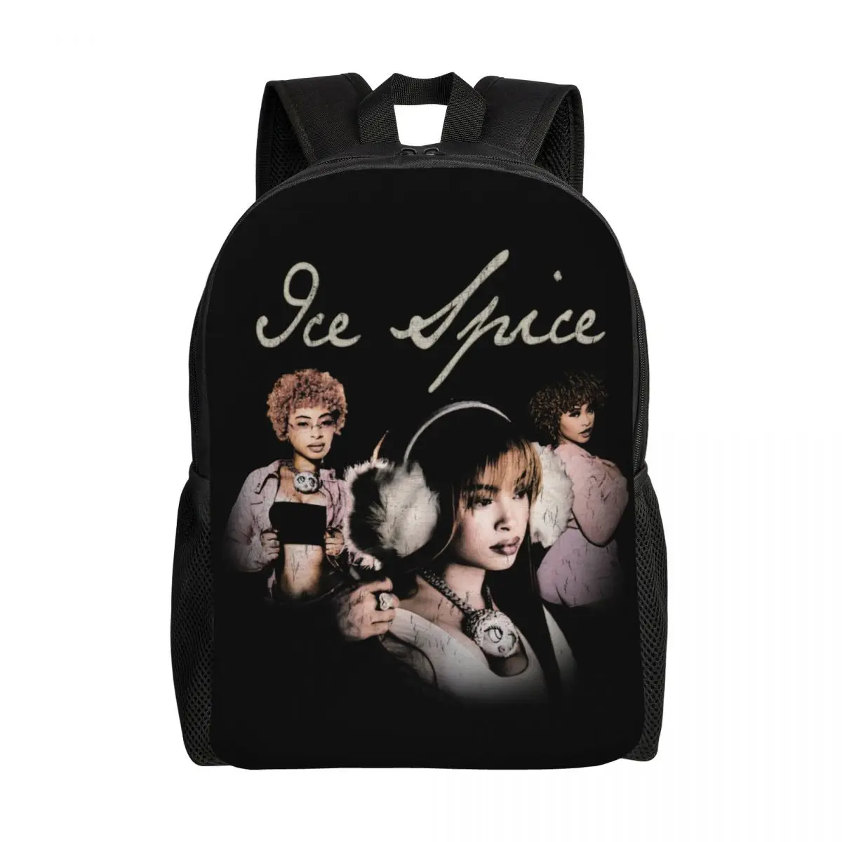 

Custom Ice Spice Hiphop Music Rap Backpack for Boys Girls School College Travel Bags Women Men Bookbag Fits 15 Inch Laptop