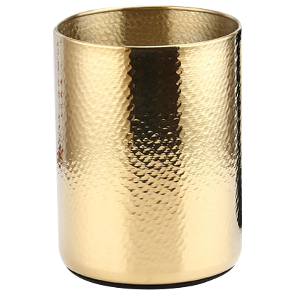 

Stainless Steel Champagne Bucket Home Hammered Ice Wine Bucket KTV Wine Cooler Ice Square Bucket Beer Bucket Gold