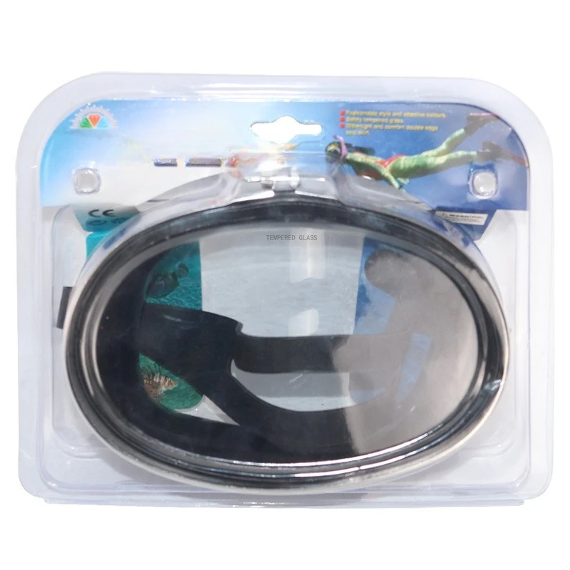 

High definition tempered glass, swimming glasses stainless steel adult