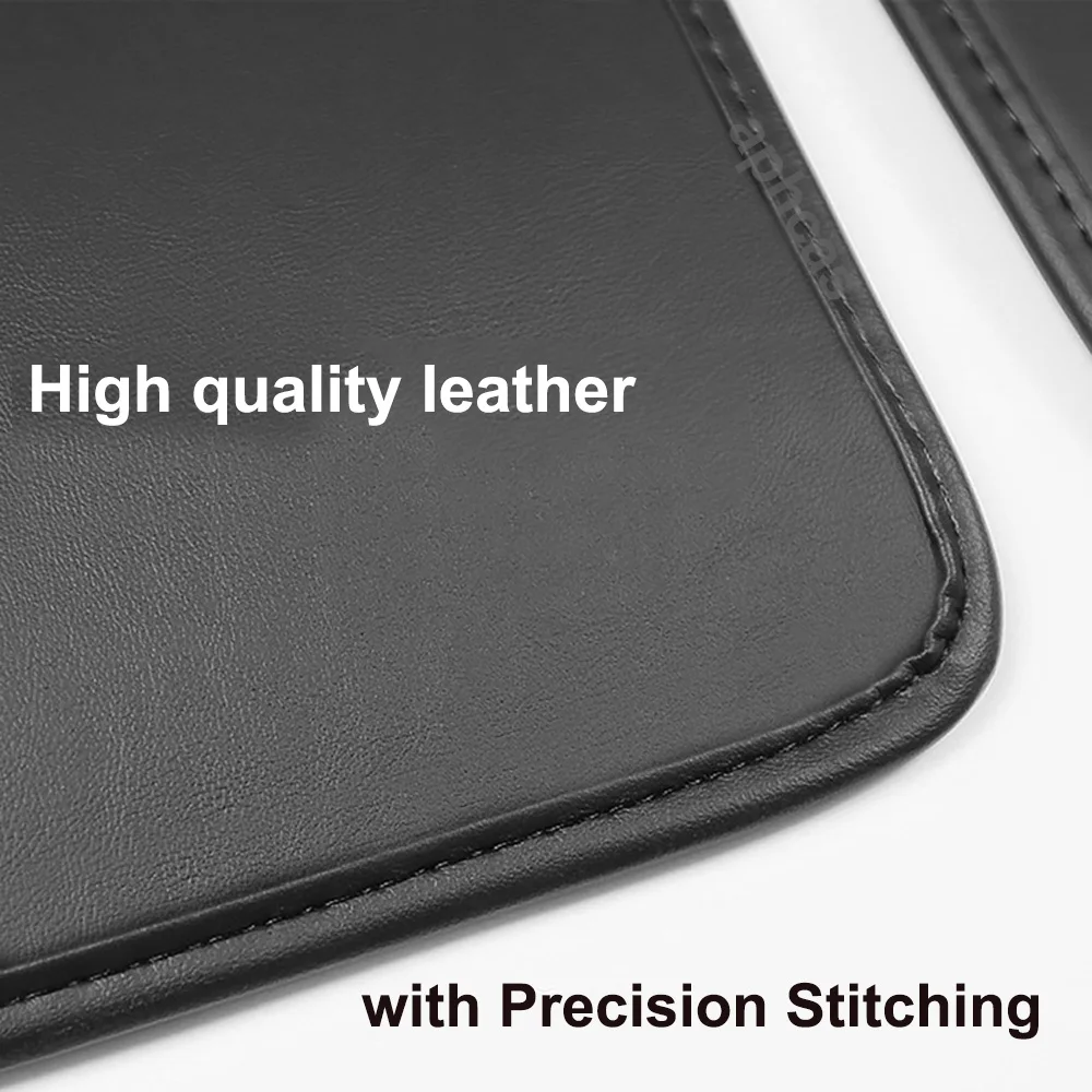 Car Seatback Protector for Tesla Model Y Model 3 Seat Back Protective Child Anti-Kick Mats Black Leather Interior Accessories