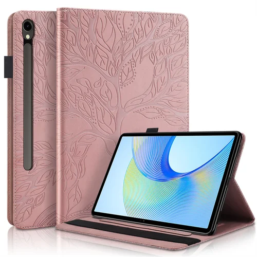 Imagen 2 del producto Funda para tableta Samsung Tab S10 Lite, Funda con tapa de árbol en relieve 2025, Funda con soporte tipo billetera para Funda Galaxy Tab S10 Lite de 10,9 pulgadas