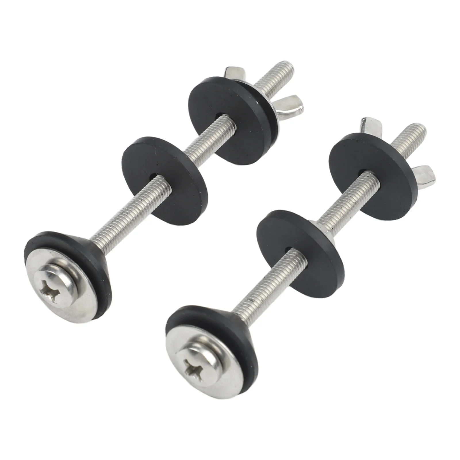 Toilet Tank Screws Set 2PCS Heavy Duty Bolts Secure and Installation for Toilet Seats Waterproof Stainless Steel
