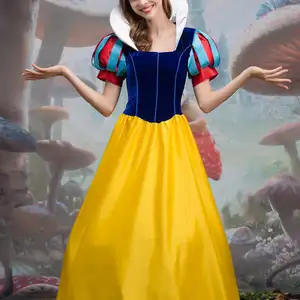 زي تأثيري أميرة الكرتون للنساء ، بياض الثلج ، حفلة الهالوين ، ملابس الكبار ، حجم كبير أعلى 8 مبيعات زي حفلة بحجم كبير - رقم 6