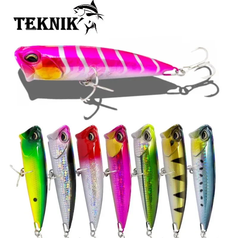 105mm 26.5g Topwater Popper Fishing Lures Wobblers Long Casting Artificial Baits Saltwater Fishing Duo Realis FangPop WTD Lure