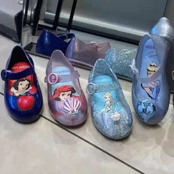 Disney girls mermaid princess cute Sandals shoes non-slip soft bottom sports shoes for girl gift