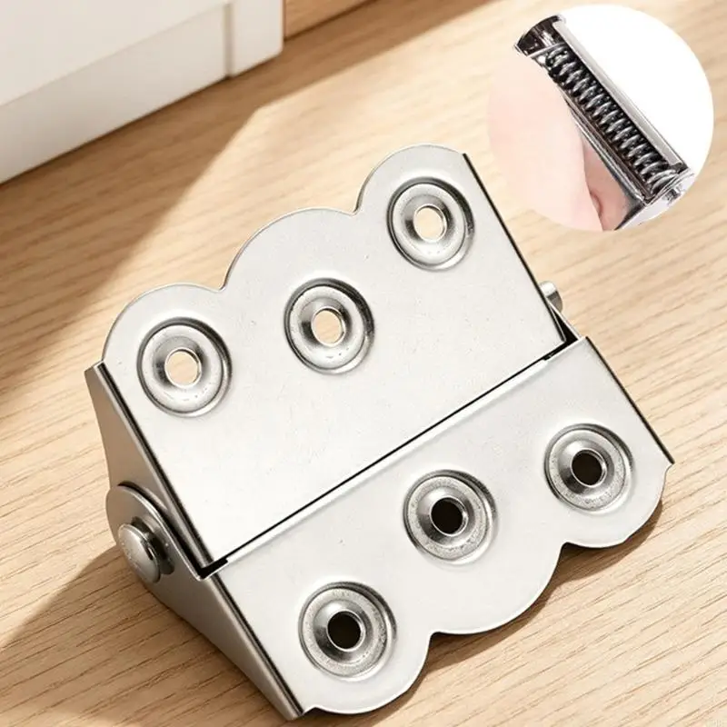 Butterfly Spring Door Hardware, Auto Closing Screen Door Hinges with Automatic Closing Function, a Face-Mount Design, and