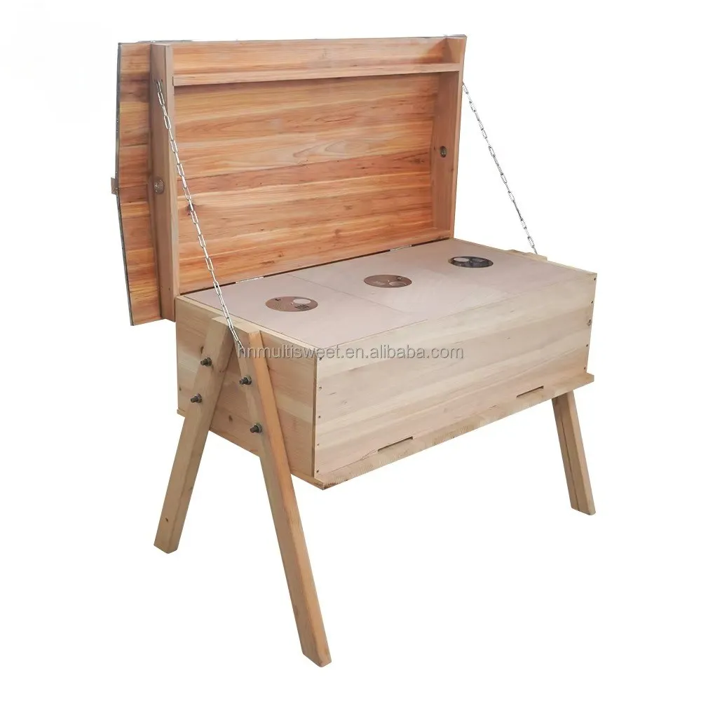 

Long Langstroth & Kenyan Top Bar Hive, Horizontal Wooden Bee Hives for Beekeeping