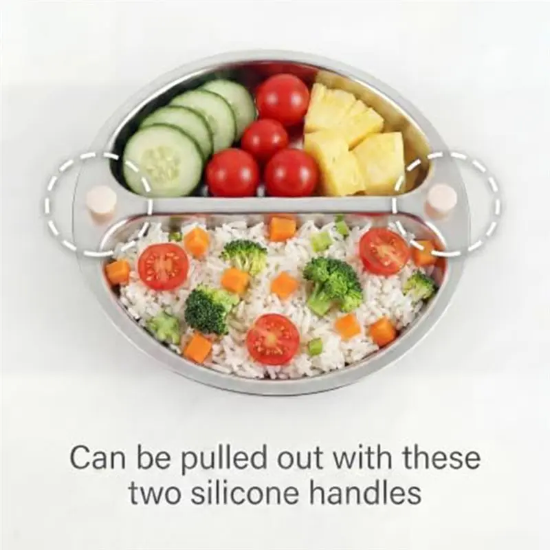 Salad Container For Lunch, Salad Bowl Kit, Removable Divided Tray, 2 Dressing Cups, Leak-Proof Airtight, Dishwasher Safe