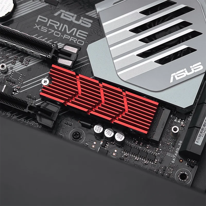 M.2 SSD Cooling Enclosure for PS5 Heat Sink M2 NVME NGFF 2280 Solid State Hard Disk Aluminum Alloy Cooler Computer Heat Radiator