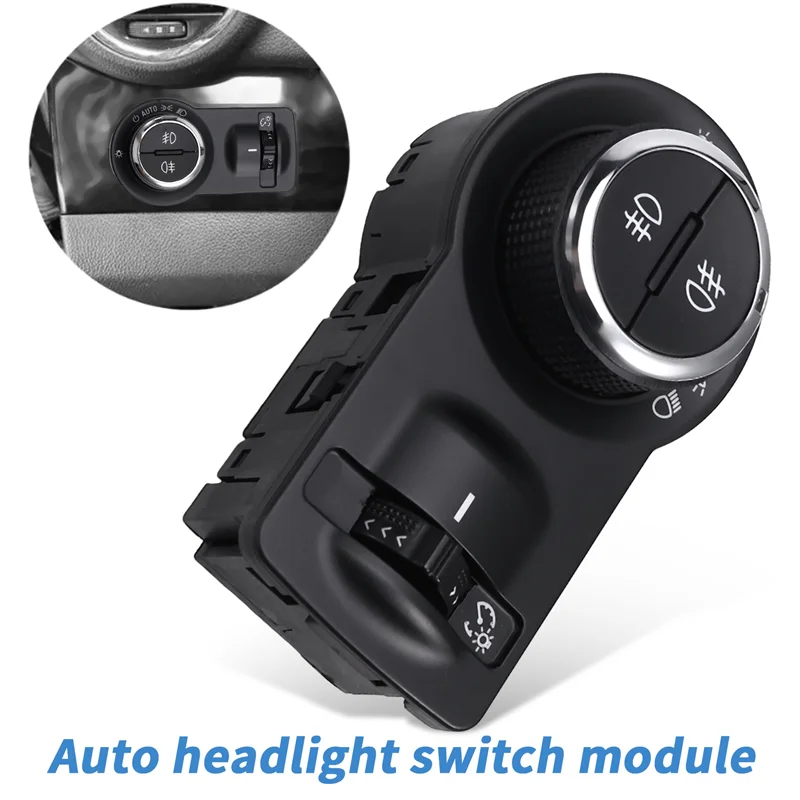 

Auto Headlight Fog Lamp Control Switch Module For Cruze Malibu Trax Opel 13268707