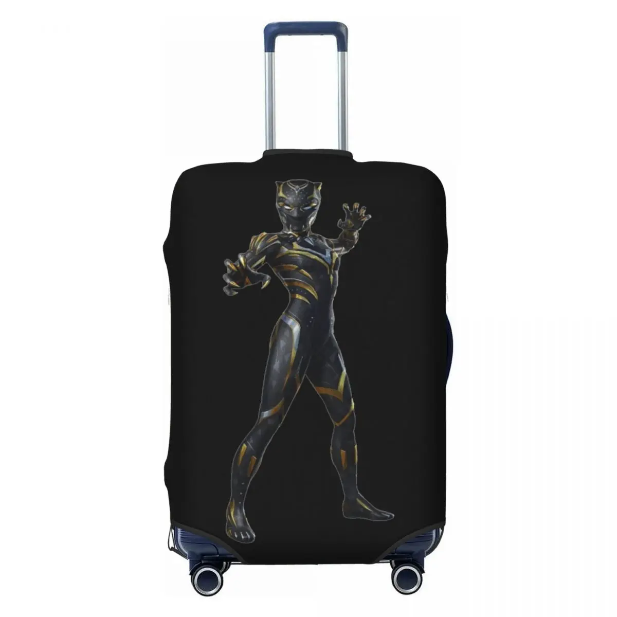 

Custom Blacks Panthers Movie Luggage Cover Elastic Travel Suitcase Protective Covers Fits 18-32 Inch