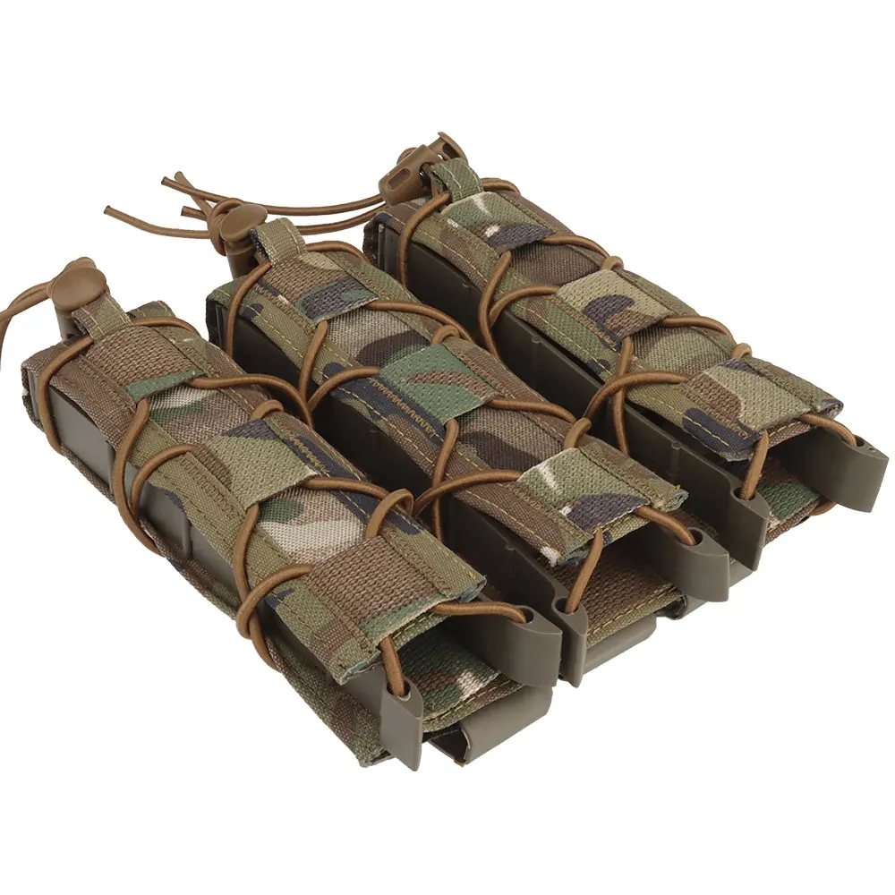 Bolsa triple carga tipo tigre para UMP9/MP5 Airsoft – Molle - imagen 4